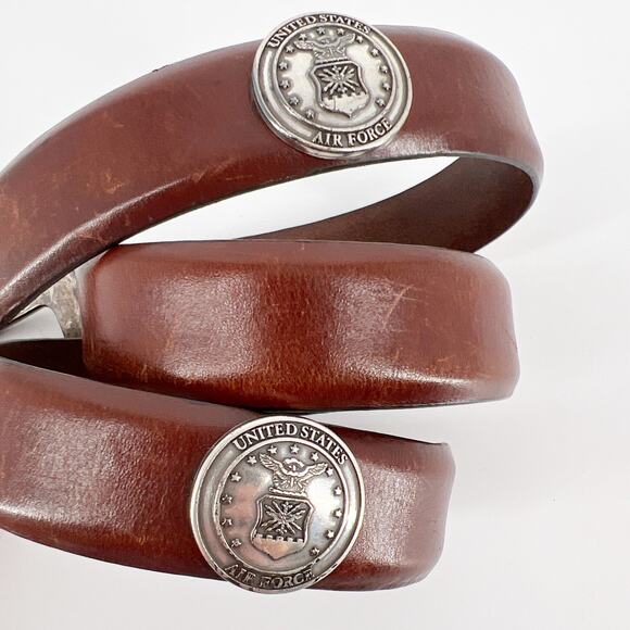 Enmon United States Air Force leather belt vintage - Picture 3 of 7